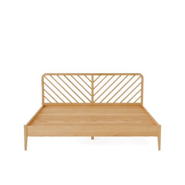 Double bed "Tonali" made of natural wood