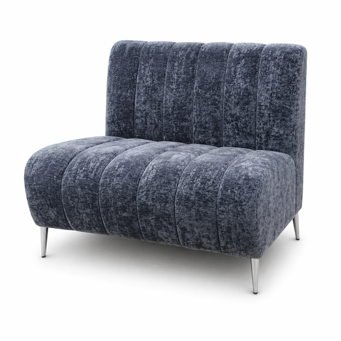 Designer sofa "Tiger" 100 см for restaurants and cafes with a high backrest